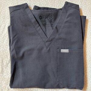 Figs charcoal catarina top